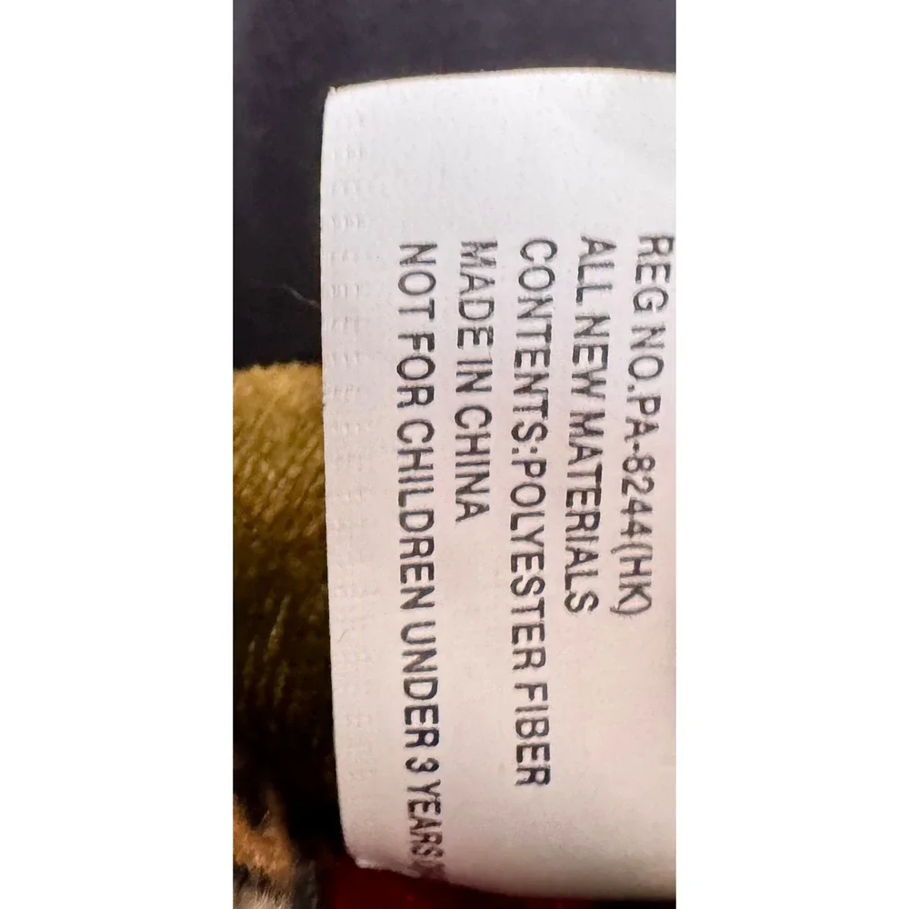 Wildlife Artists 2002 Turtle Plush Green Velvet‎ Tiger Stripe Red Belly 9 Inch